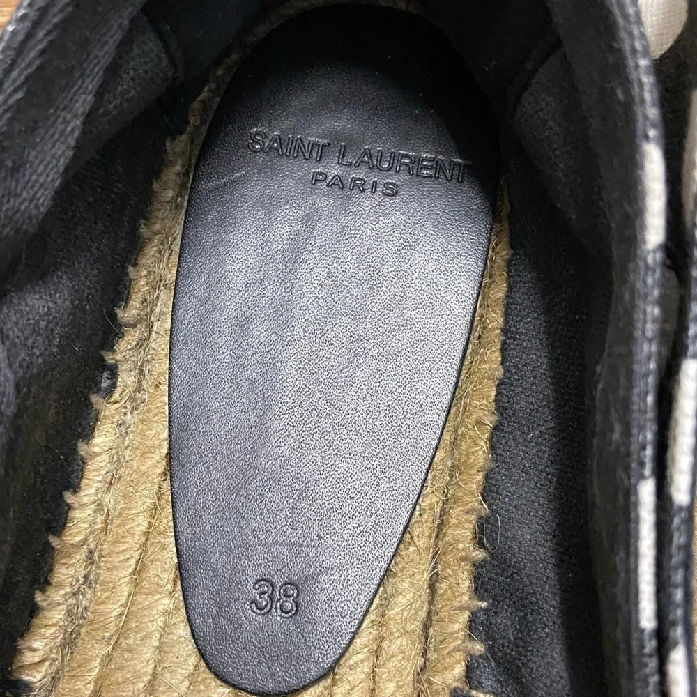 SAINT LAURENT polka dot Espadrille Flat - Picture 7 of 16